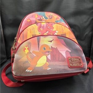 Loungefly Charmander Evolutions Pokemon Backpack
